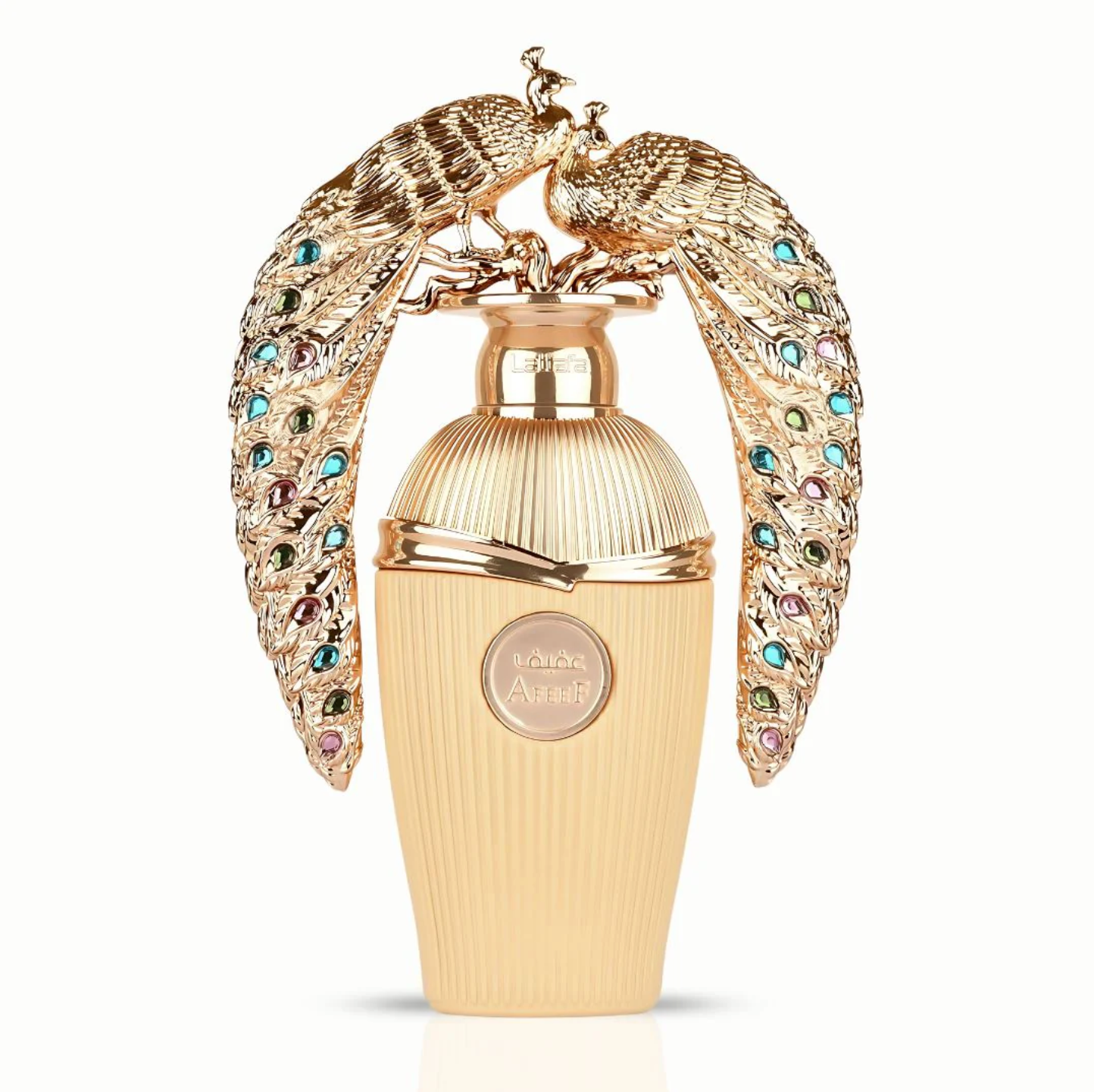 Afeef Eau De Parfum Spray 100ML (3.4 OZ) by Lattafa | An Exotic Fusion of Juicy Peach, Opulent Florals & Warm, Seductive Woods.