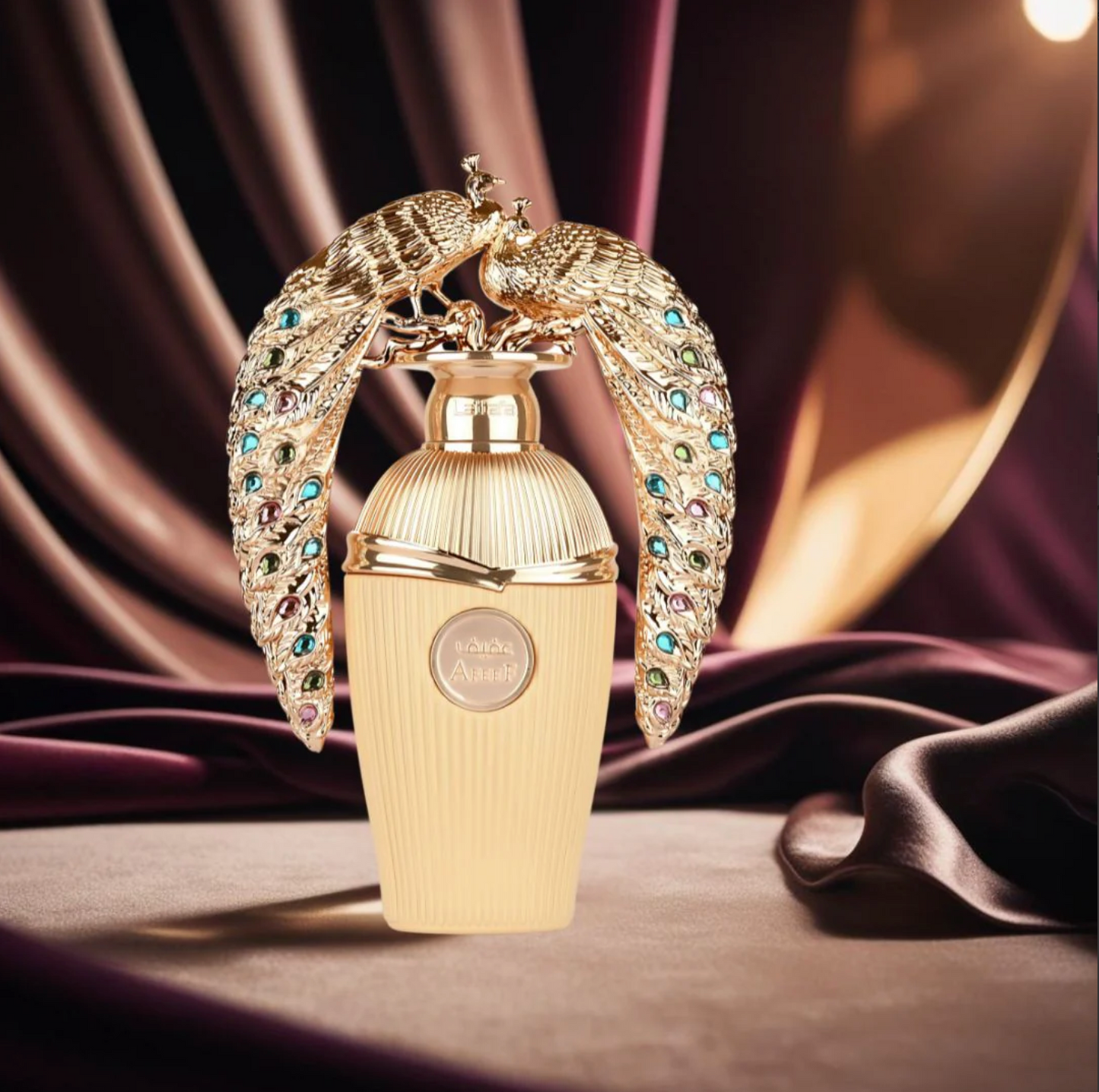 Afeef Eau De Parfum Spray 100ML (3.4 OZ) by Lattafa | An Exotic Fusion of Juicy Peach, Opulent Florals & Warm, Seductive Woods.