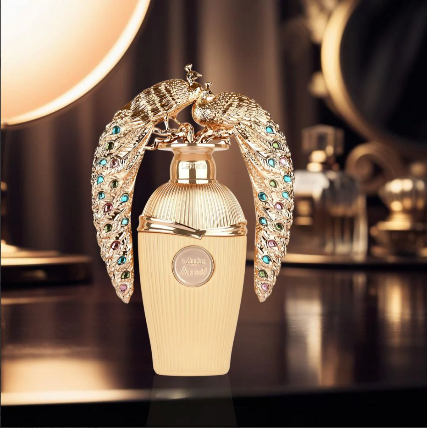 Afeef Eau De Parfum Spray 100ML (3.4 OZ) by Lattafa | An Exotic Fusion of Juicy Peach, Opulent Florals & Warm, Seductive Woods.