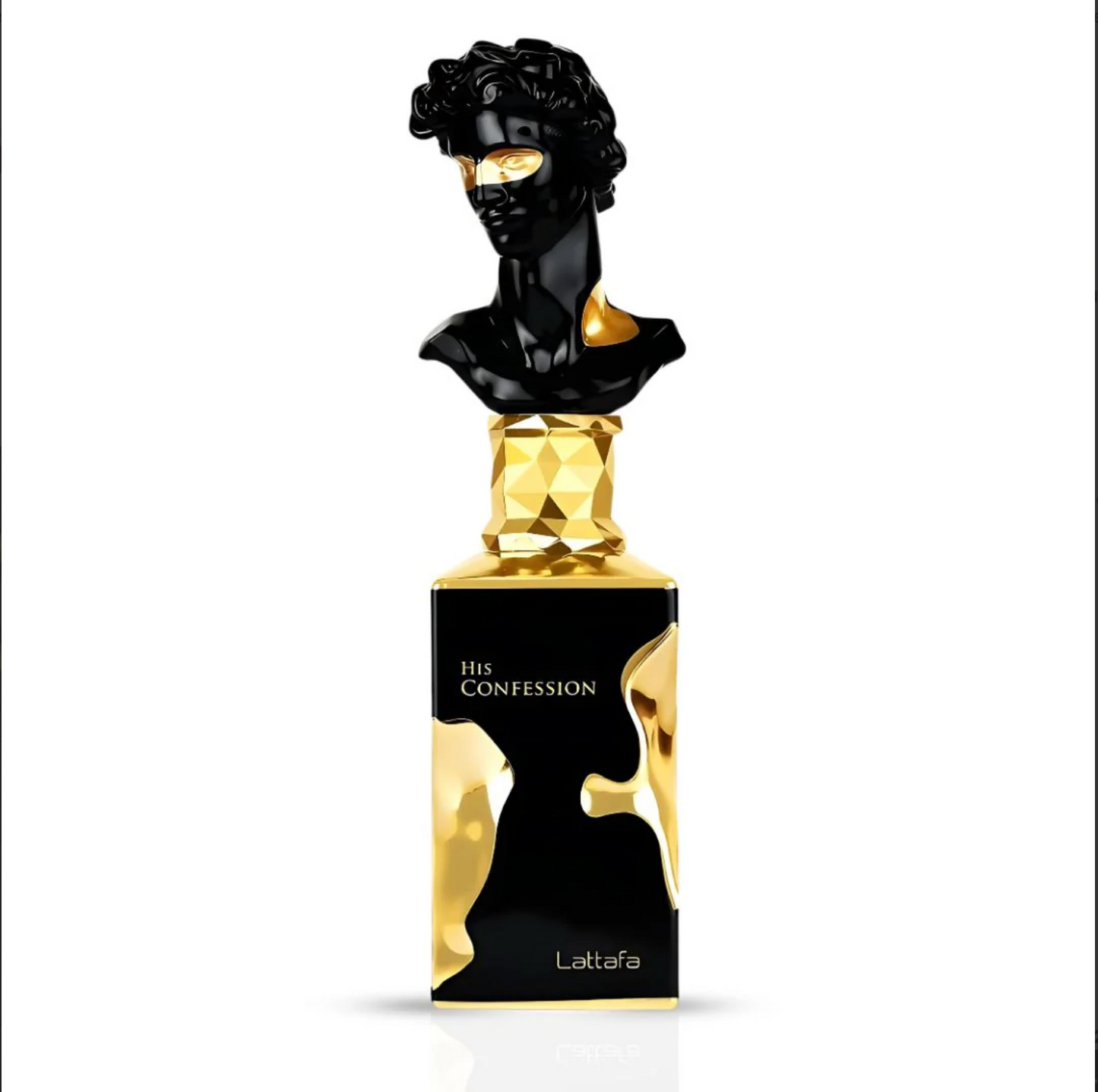 His Confession Eau De Parfum Spray 100ML (3.4 OZ) by Lattafa | A Bold Blend of Citrus, Spice & Warm Woods, with a Rich Amber Finish.