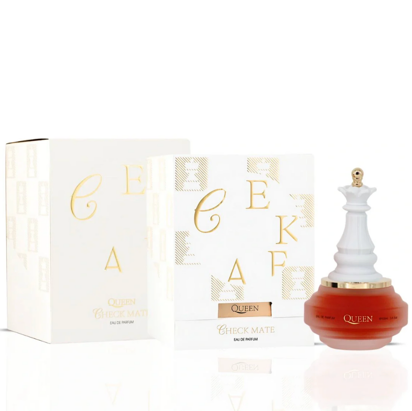 Queen Check Mate Eau de Parfum Spray 100ml (3.4 oz) by Armaf | A Floral Gambit of Grace & Spice