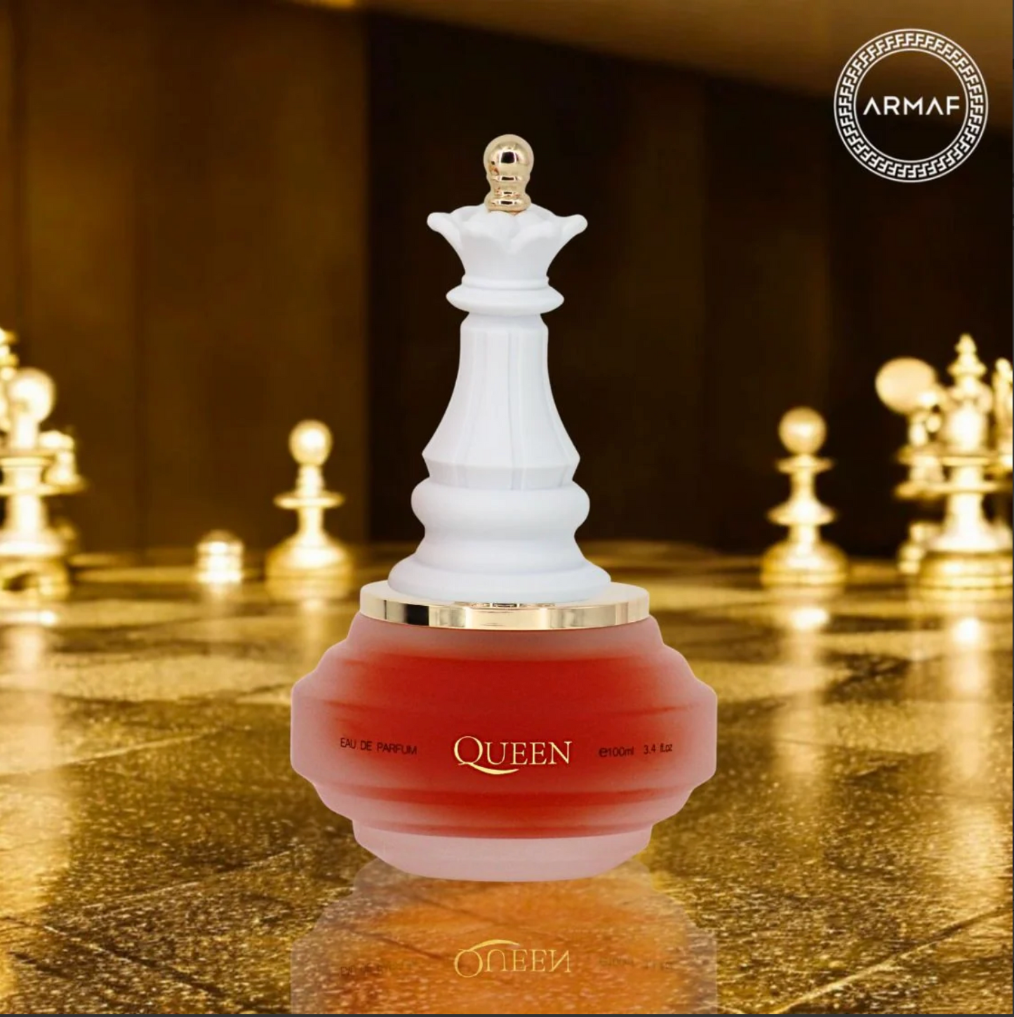 Queen Check Mate Eau de Parfum Spray 100ml (3.4 oz) by Armaf | A Floral Gambit of Grace & Spice