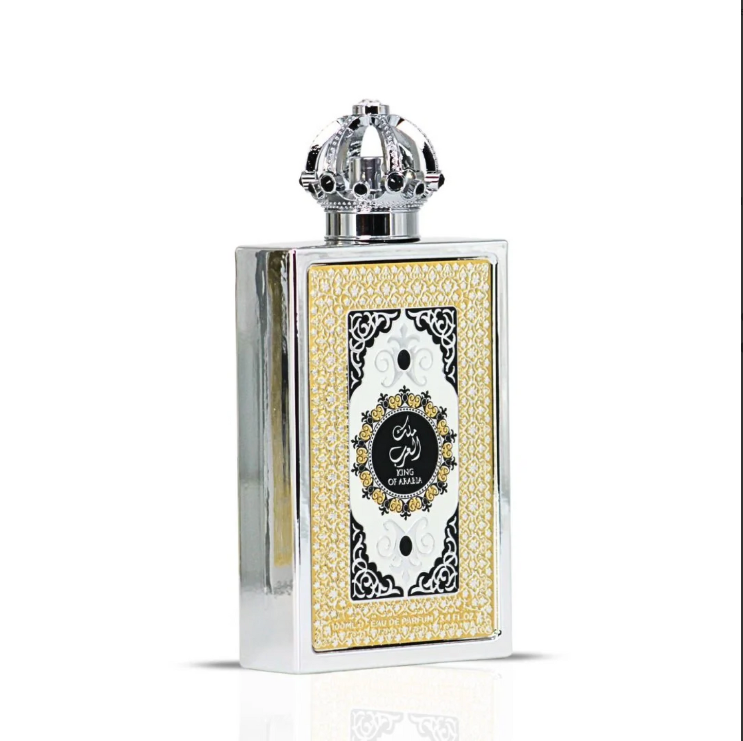 King of Arabia Eau De Parfum Spray 100ml (3.4 oz) by Lattafa Pride | Crown Yourself in Citrus, Leather & Vanilla