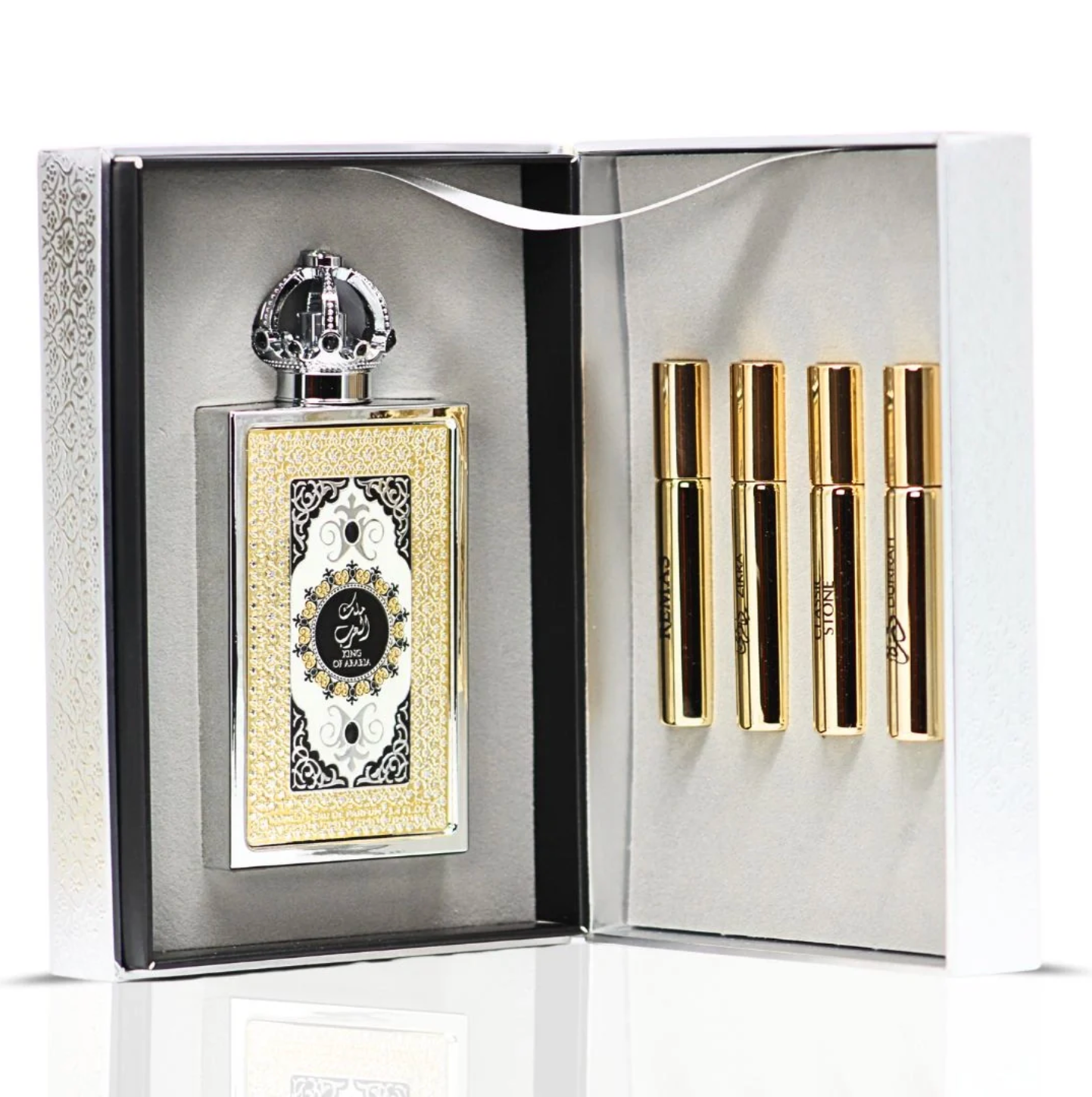 King of Arabia Eau De Parfum Spray 100ml (3.4 oz) by Lattafa Pride | Crown Yourself in Citrus, Leather & Vanilla