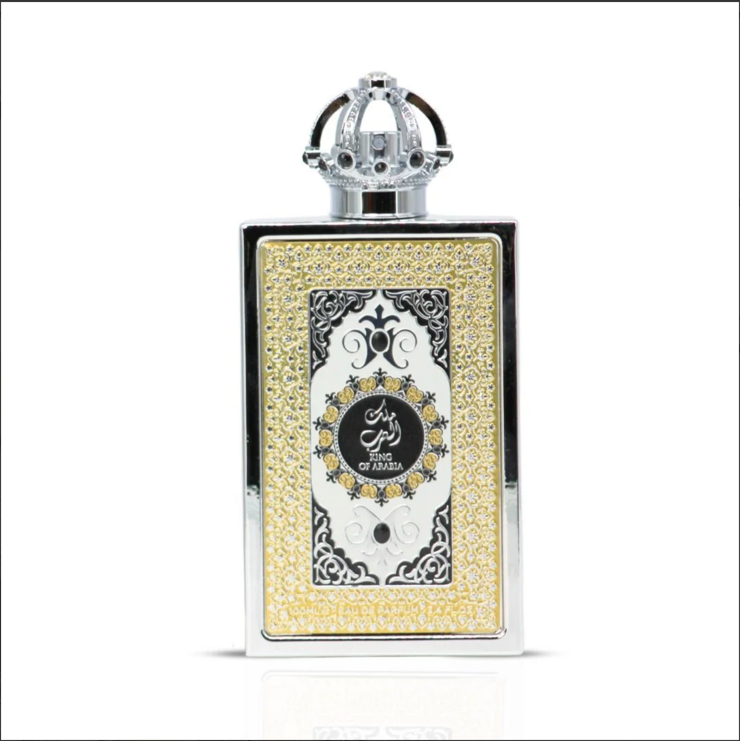King of Arabia Eau De Parfum Spray 100ml (3.4 oz) by Lattafa Pride | Crown Yourself in Citrus, Leather & Vanilla