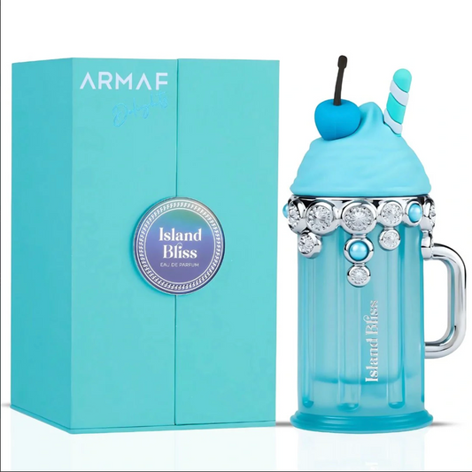 Island Bliss Eau de Parfum Spray 100ml (3.4 oz) by Armaf Delights | A Tropical Serenade of Berries & Cream