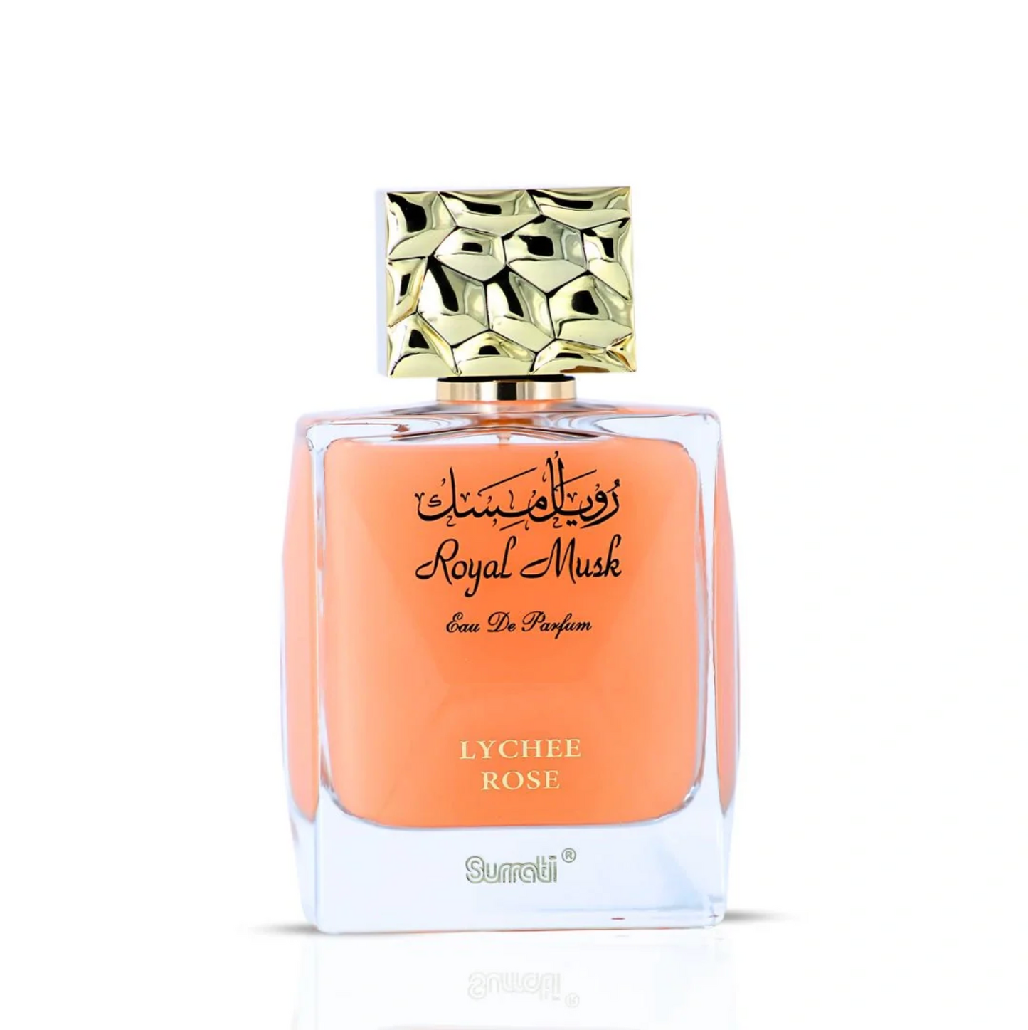 Royal Musk Lychee Rose EDP 100ML (3.4 OZ) by SURRATI, Exotic Fragrances for Men & Women.