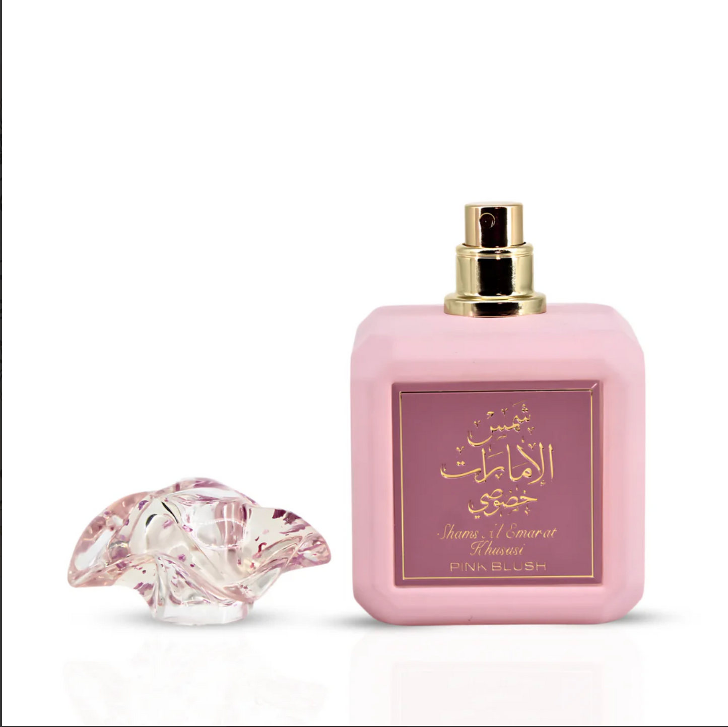 Pink Blush Shams Al Emarat Khususi Eau De Parfum Spray 100ML (3.4 OZ) by Ard Al Zaafaran | A Sweet, Elegant Fragrance for Every Occasion.