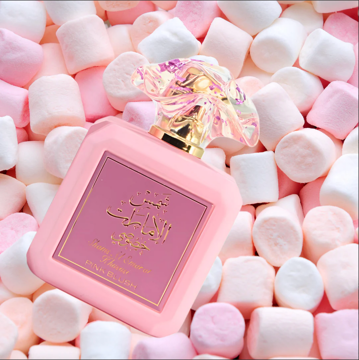 Pink Blush Shams Al Emarat Khususi Eau De Parfum Spray 100ML (3.4 OZ) by Ard Al Zaafaran | A Sweet, Elegant Fragrance for Every Occasion.