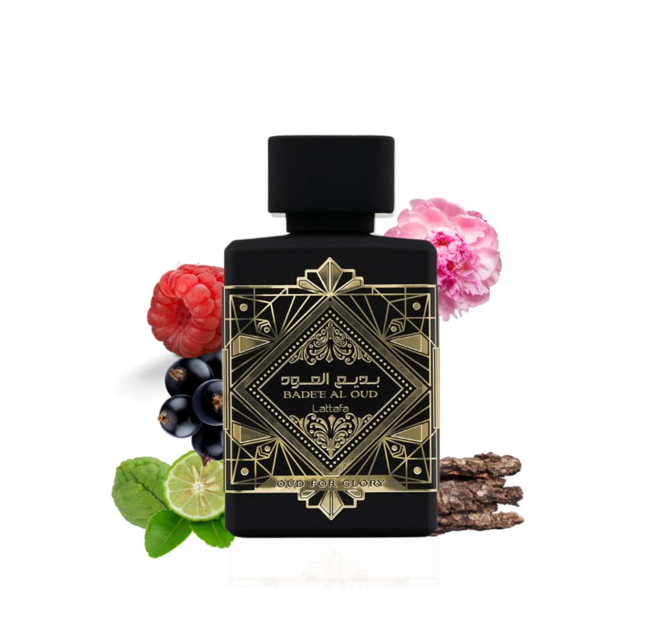 Lattafa Perfumes Bade'e Al Oud, Oud for Glory for Unisex Eau de Parfum Spray, 3.4 Ounce