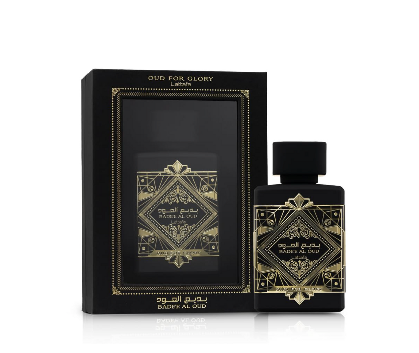 Lattafa Perfumes Bade'e Al Oud, Oud for Glory for Unisex Eau de Parfum Spray, 3.4 Ounce
