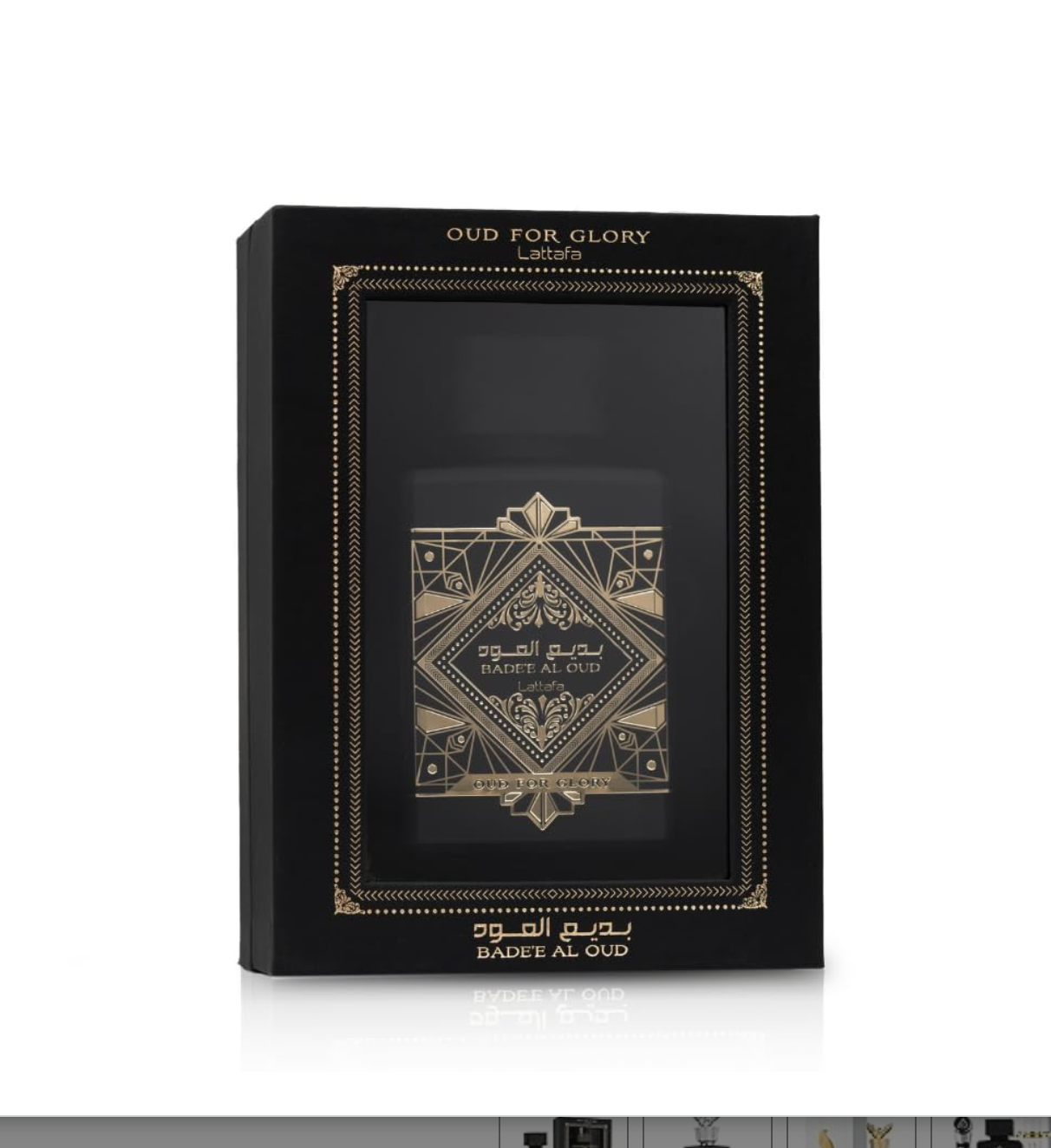 Lattafa Perfumes Bade'e Al Oud, Oud for Glory for Unisex Eau de Parfum Spray, 3.4 Ounce