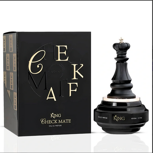 King Check Mate Eau de Parfum Spray 100ml (3.4 oz) by Armaf | Decadent as Dessert, Refined as Royalty