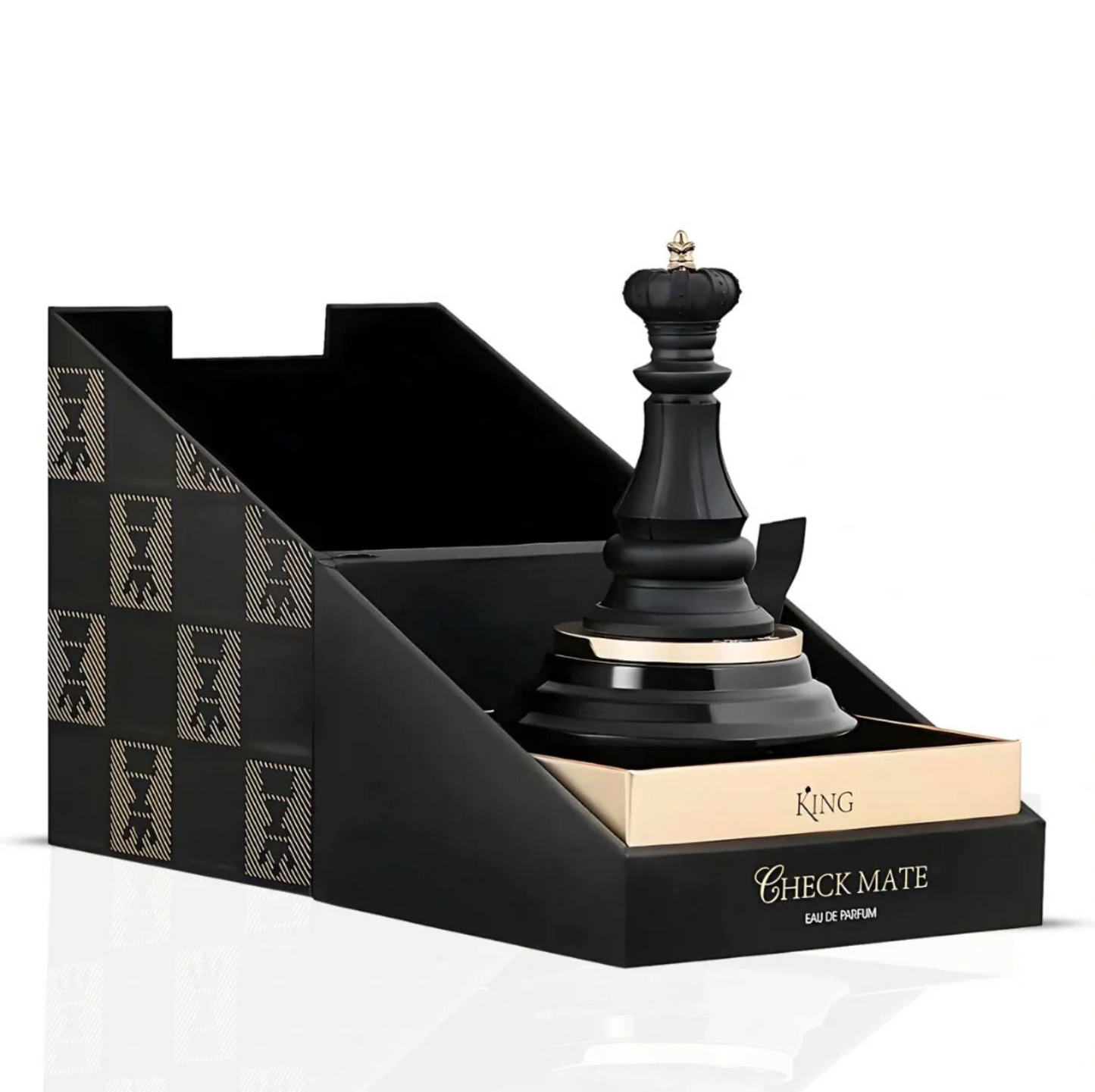 King Check Mate Eau de Parfum Spray 100ml (3.4 oz) by Armaf | Decadent as Dessert, Refined as Royalty